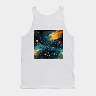 Van Gogh Starry Night Outer Space Pattern 1 Tank Top